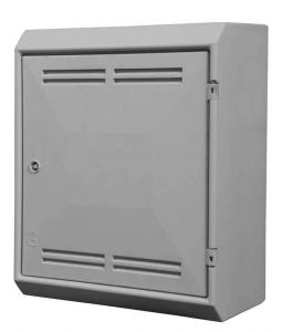 UK Mark 2 surface mounted gas box door and frame with vents